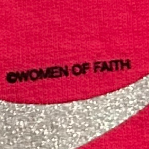Women of Faith Pink Spiritual Tee Shirt Sz M NWOT - Picture 6 of 6